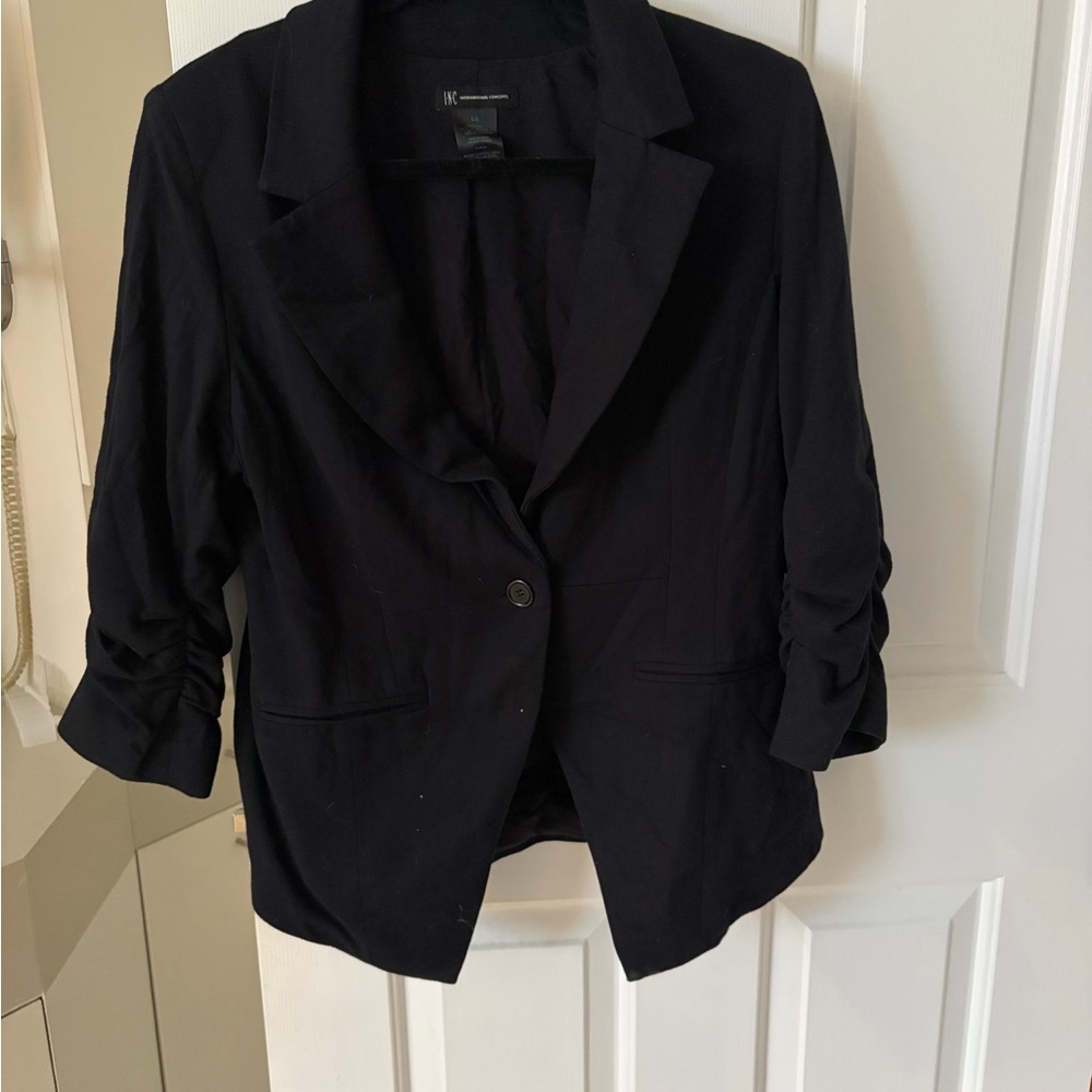 INC International Concepts Black Women's Blazer